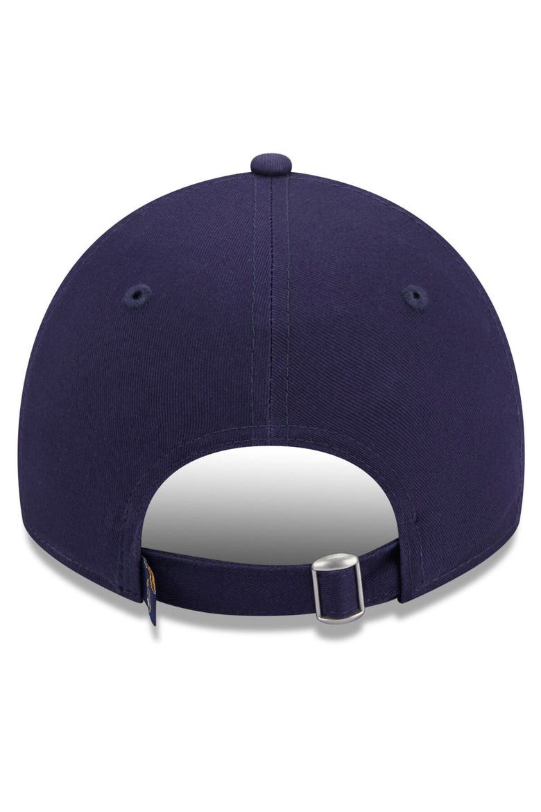 Women's New Era Navy Milwaukee Brewers Leaves 9TWENTY Adjustable Hat, Alternate, color, Navy