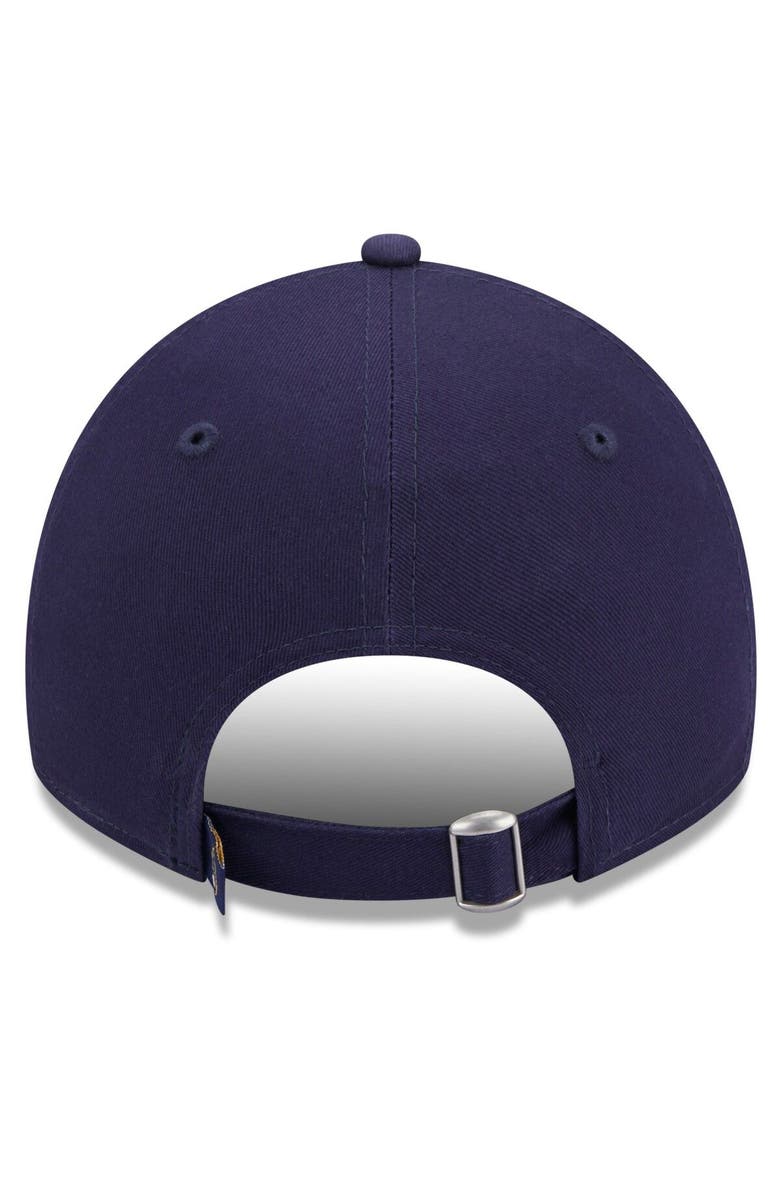 New Era Women's New Era Navy Milwaukee Brewers Leaves 9TWENTY Adjustable Hat, Alternate, color, 