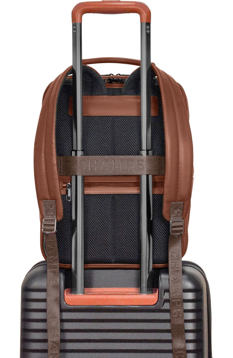 CHAMPS Onyx Modern Waterproof Backpack, Alternate, color, Brown