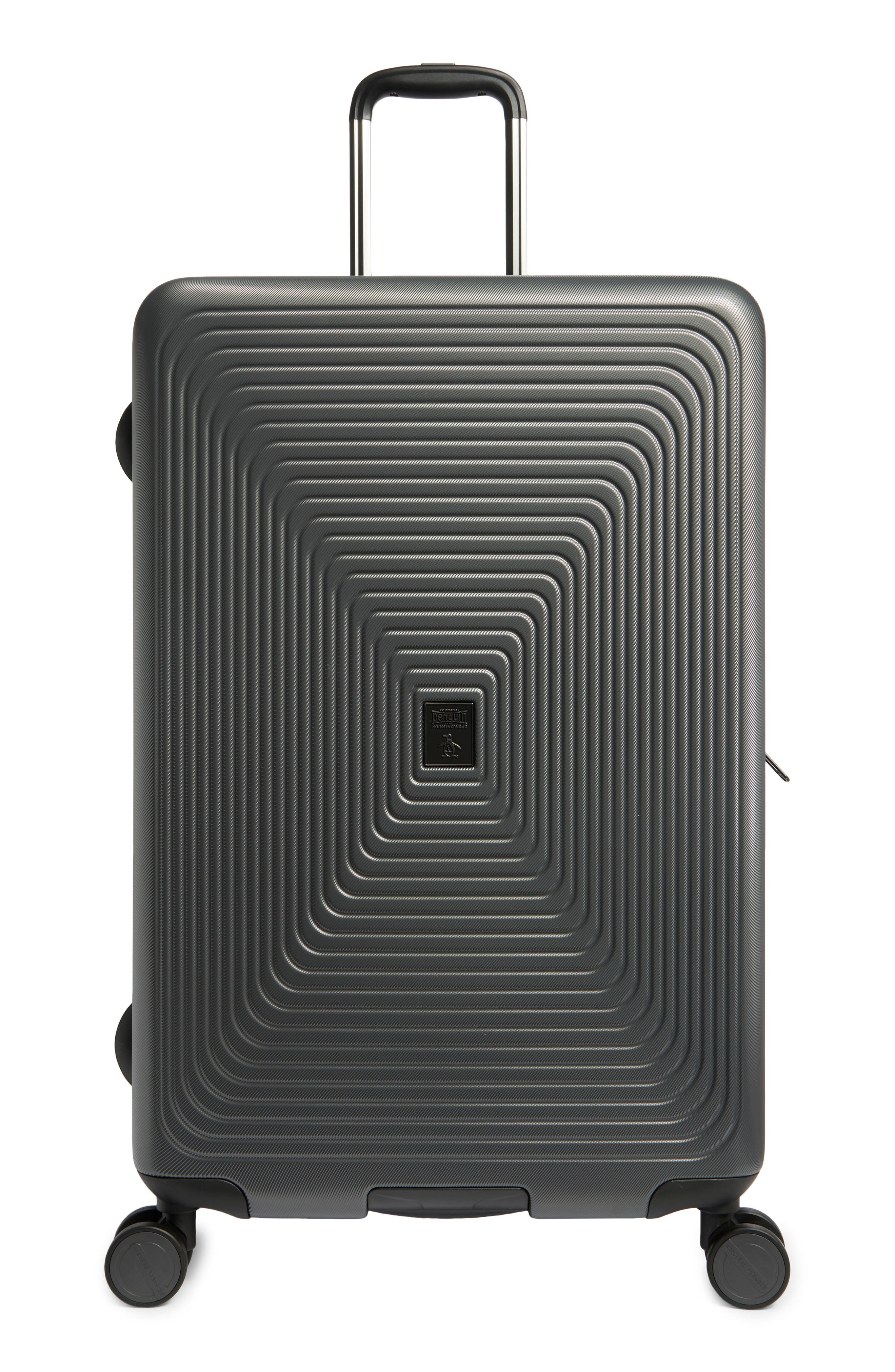 Original Penguin Finnes 29-Inch Hardside Spinner Bag, Main, color, Charcoal