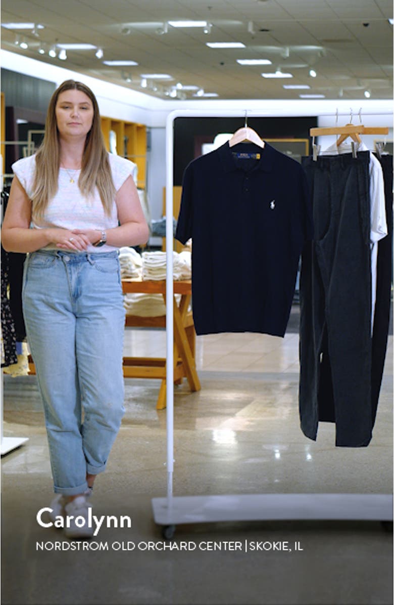 Regular Fit Cotton Polo Sweater, sales video thumbnail
