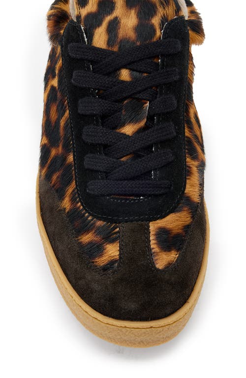 Allsaints Leather Faux Fur Thelma Sneakers In Multi