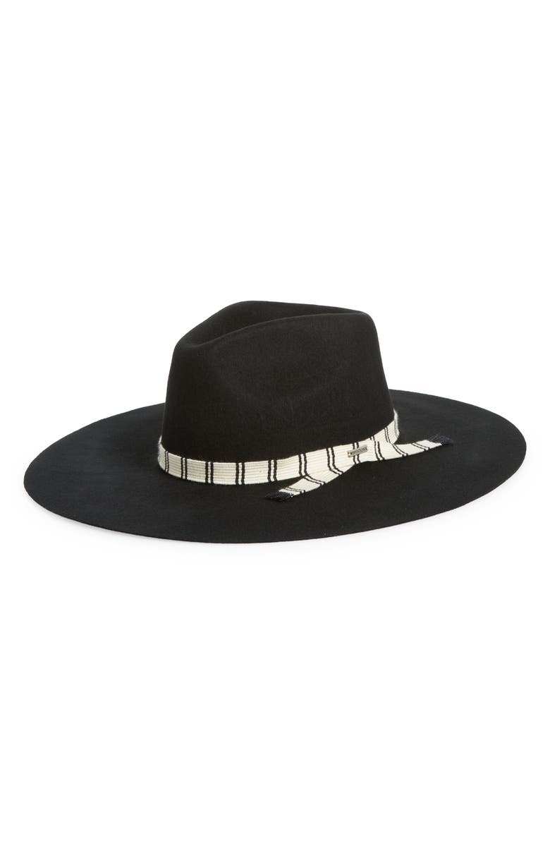 Brixton Leigh Wool Felt Fedora, Main, color, 