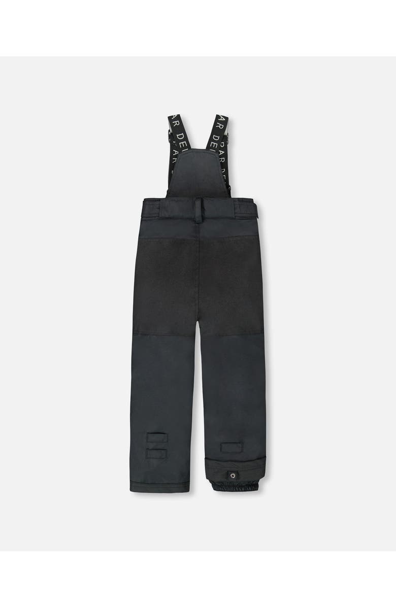 Deux par Deux Kids Gender Inclusive Solid Play Snow Pants, Alternate, color, Black