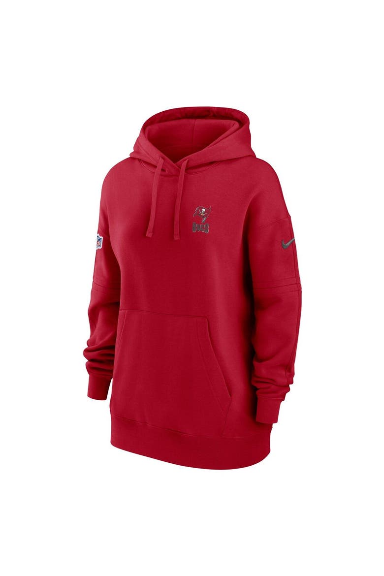 Women's Nike Red Tampa Bay Buccaneers 2023 Sideline Club Fleece Pullover Hoodie, Alternate, color, Red