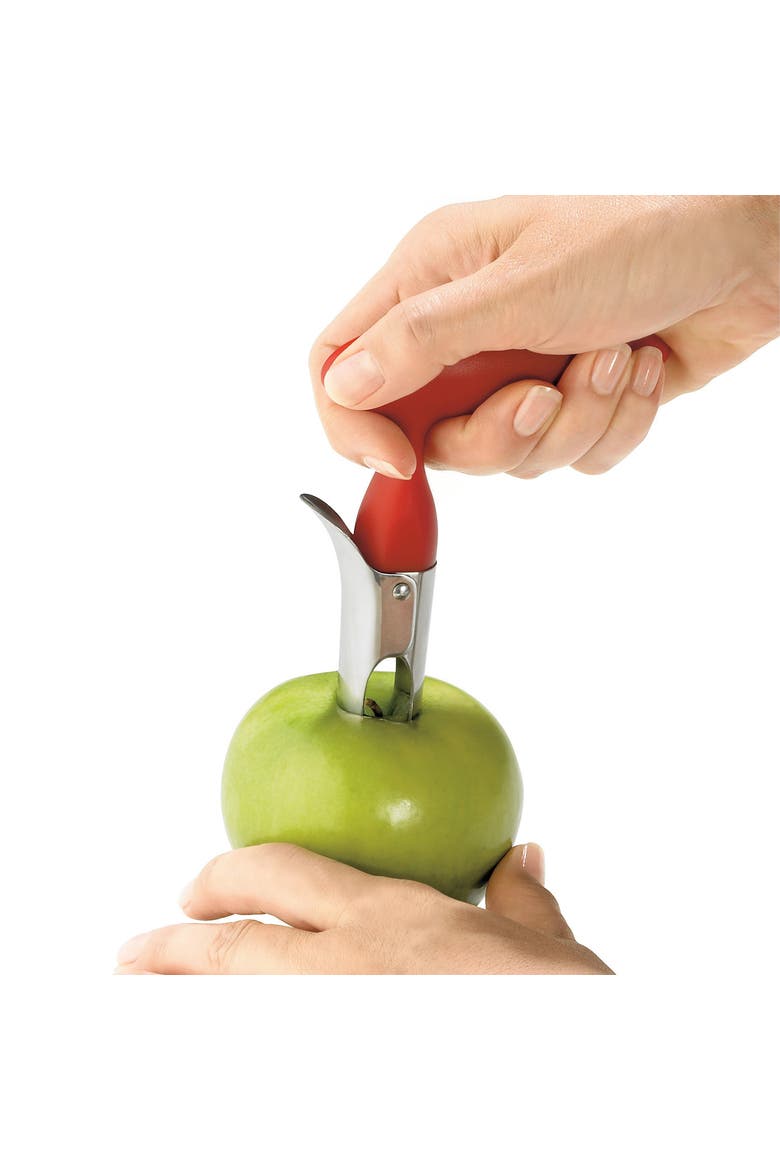 Easy Release Apple Corer, Alternate, color, Red