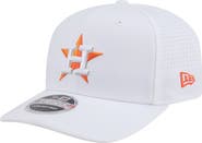 New Era Men's New Era White Houston Astros COOLERA 9SEVENTY Adjustable Hat