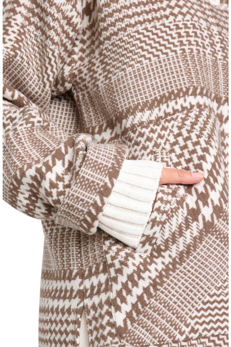 x @cellajaneblog Plaid Jacket, Alternate, color, TOAST PLAID