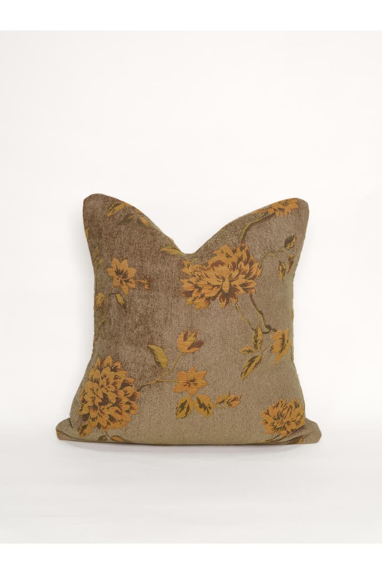 Charlotte Tapestry Pillow, Main, color, Beige
