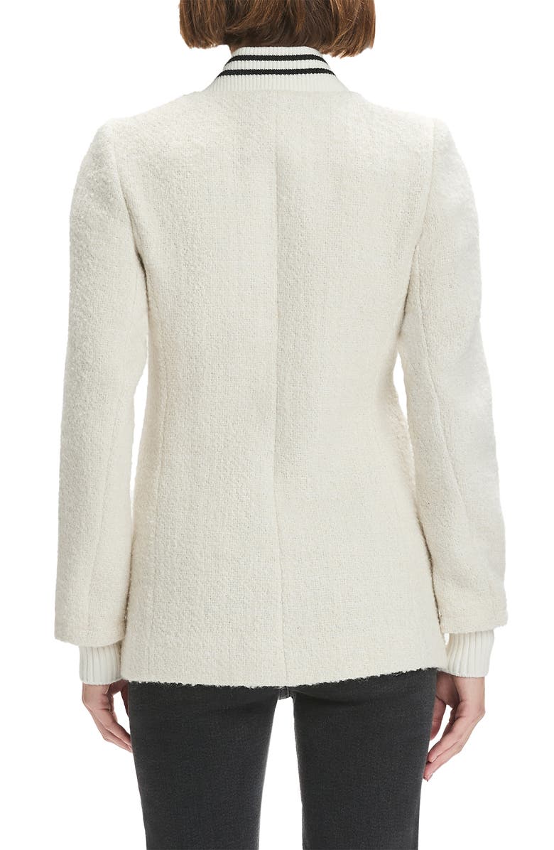 Favorite Daughter The Varsity Bouclé Blazer, Alternate, color, Ivory
