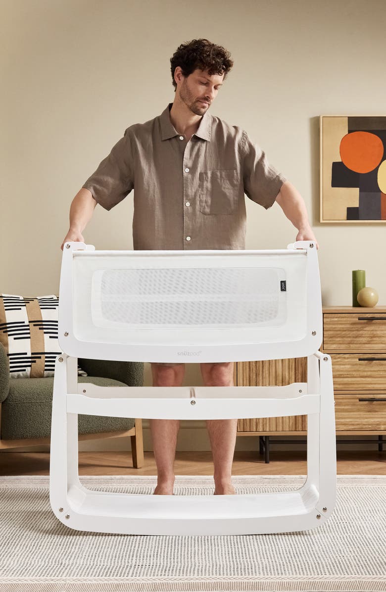 Snüz The SnüzPod5 Bedside Bassinet, Alternate, color, White