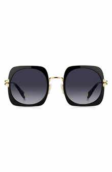 Marc Jacobs 53mm Gradient Square Sunglasses
