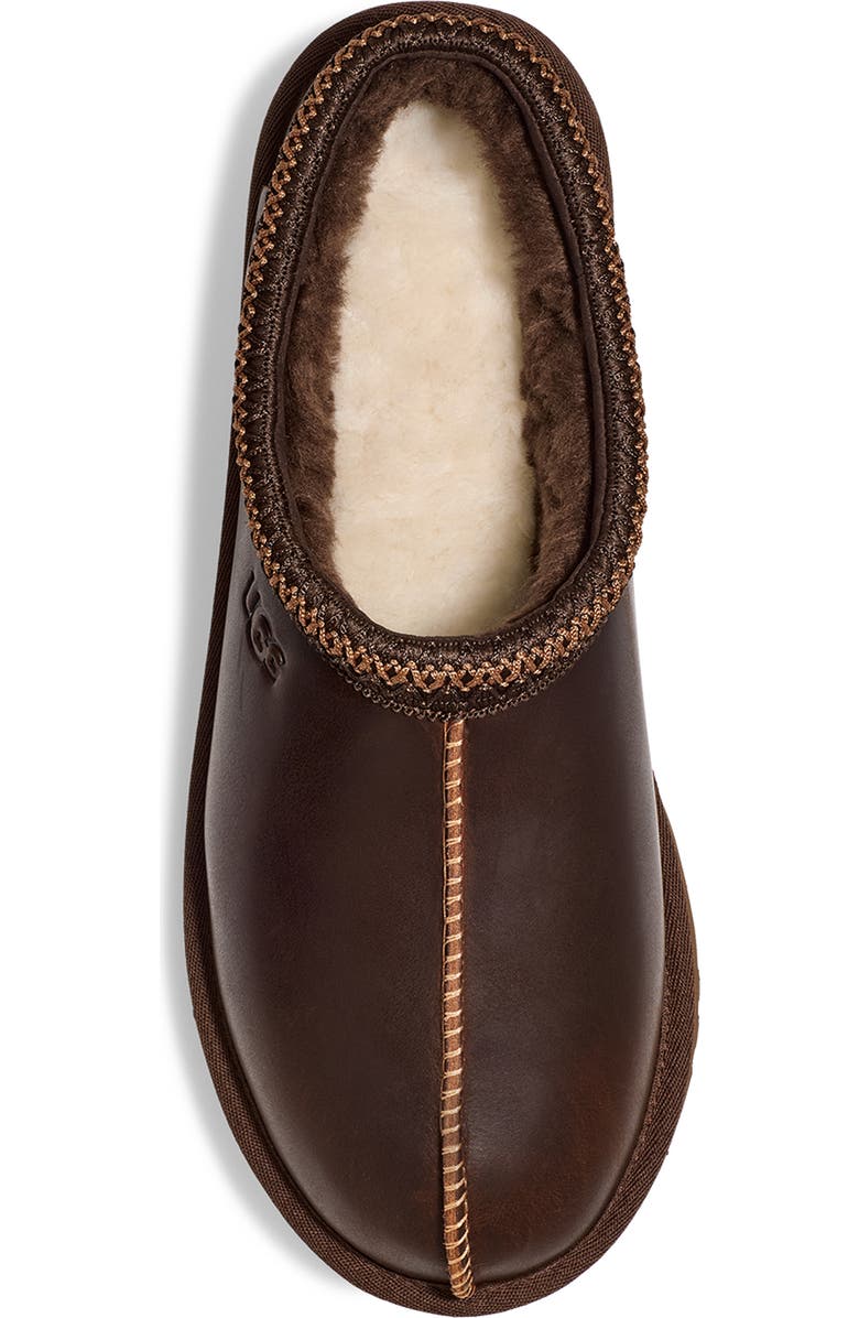 UGG<sup>®</sup> Tasman Leather Slipper, Alternate, color, Ironwood