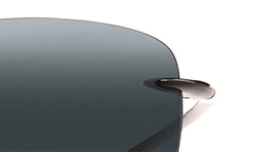 Maui Jim Lighthouse 65mm Polarizedplus2® Oversize Rimless Sunglasses