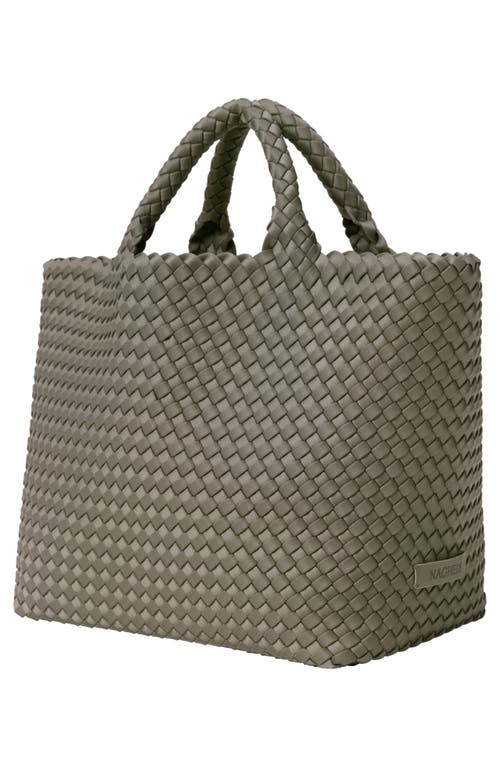 Naghedi St. Barths Medium Woven Tote Bag In Laurel