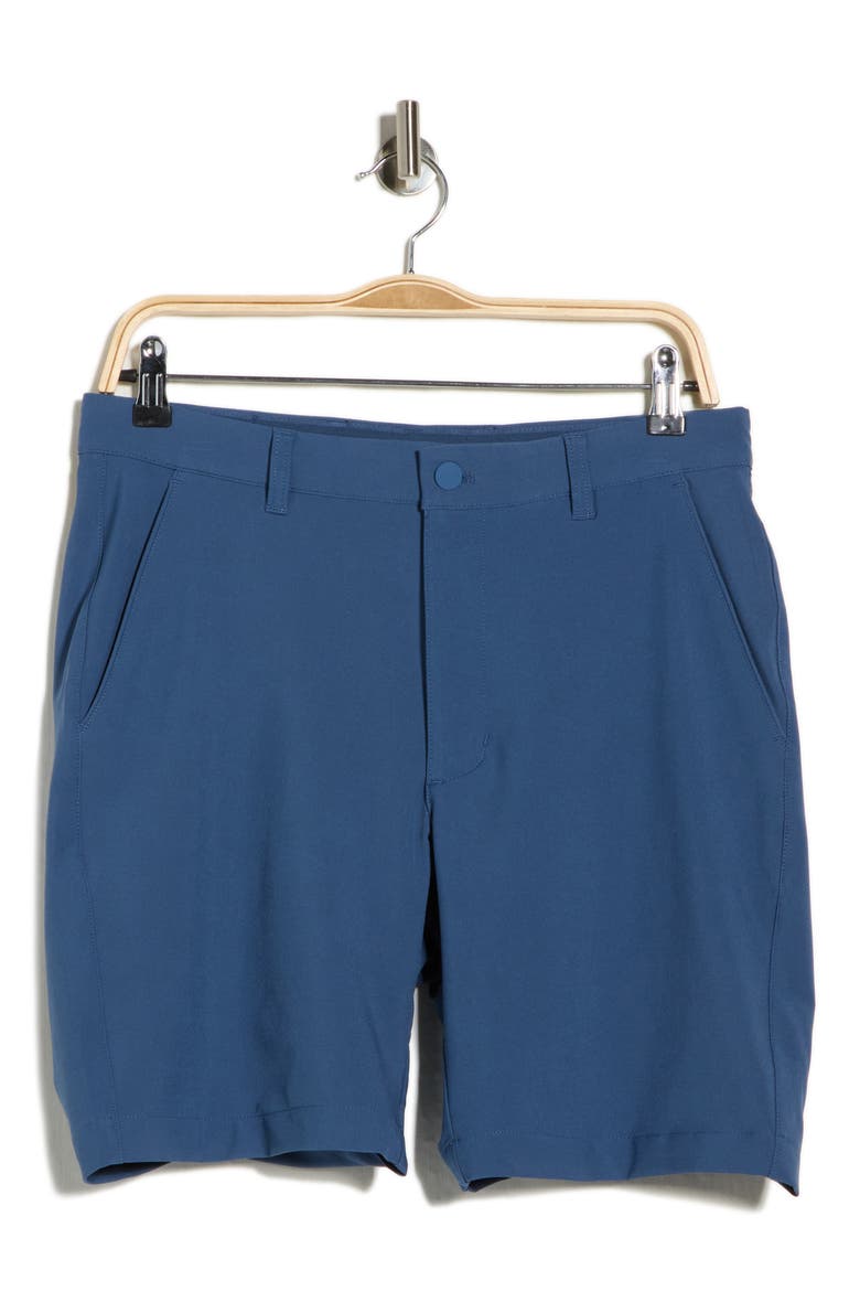 Classic Flat Front Golf Shorts, Alternate, color, ENSIGN BLUE