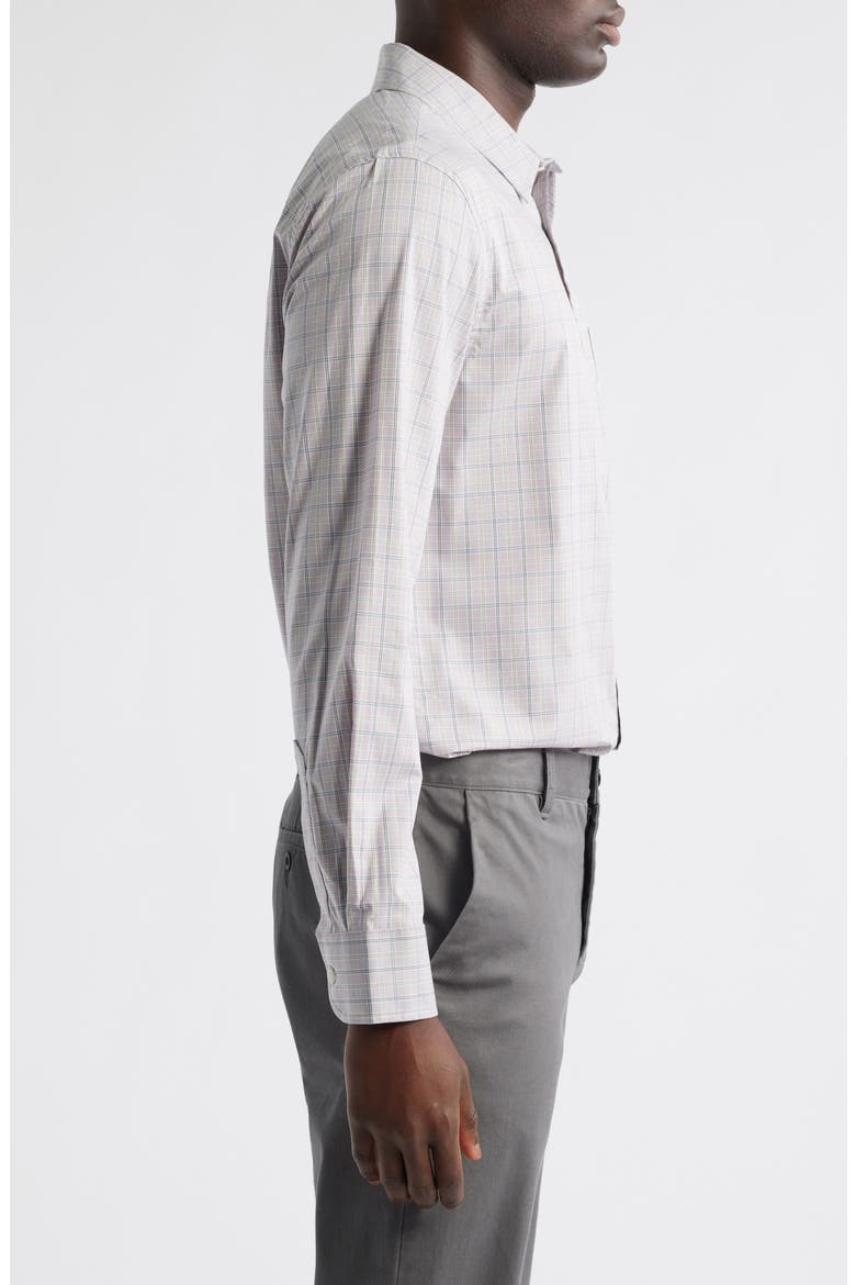 Academy Check Pima Cotton Button-Up Shirt, Alternate, color, GREY PLAID