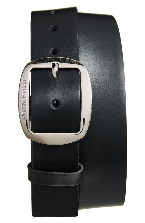 ベルト Dolce & Gabbana Belts Calfskin belt with DG logo in Black for Women | Dolce&Gabbana®