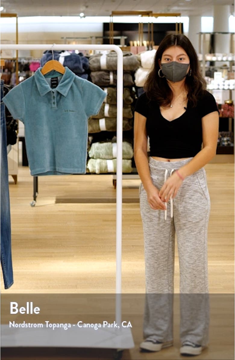 Velour Crop Polo, sales video thumbnail