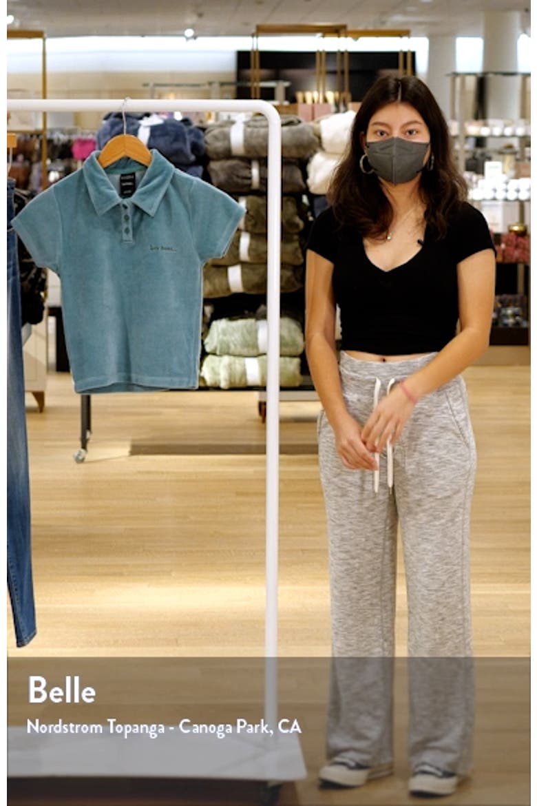 Velour Crop Polo video