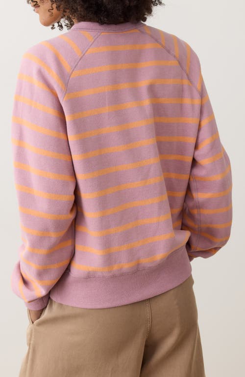 Marine Layer Cloud 9 Fleece Reversible Sweatshirt In Pink