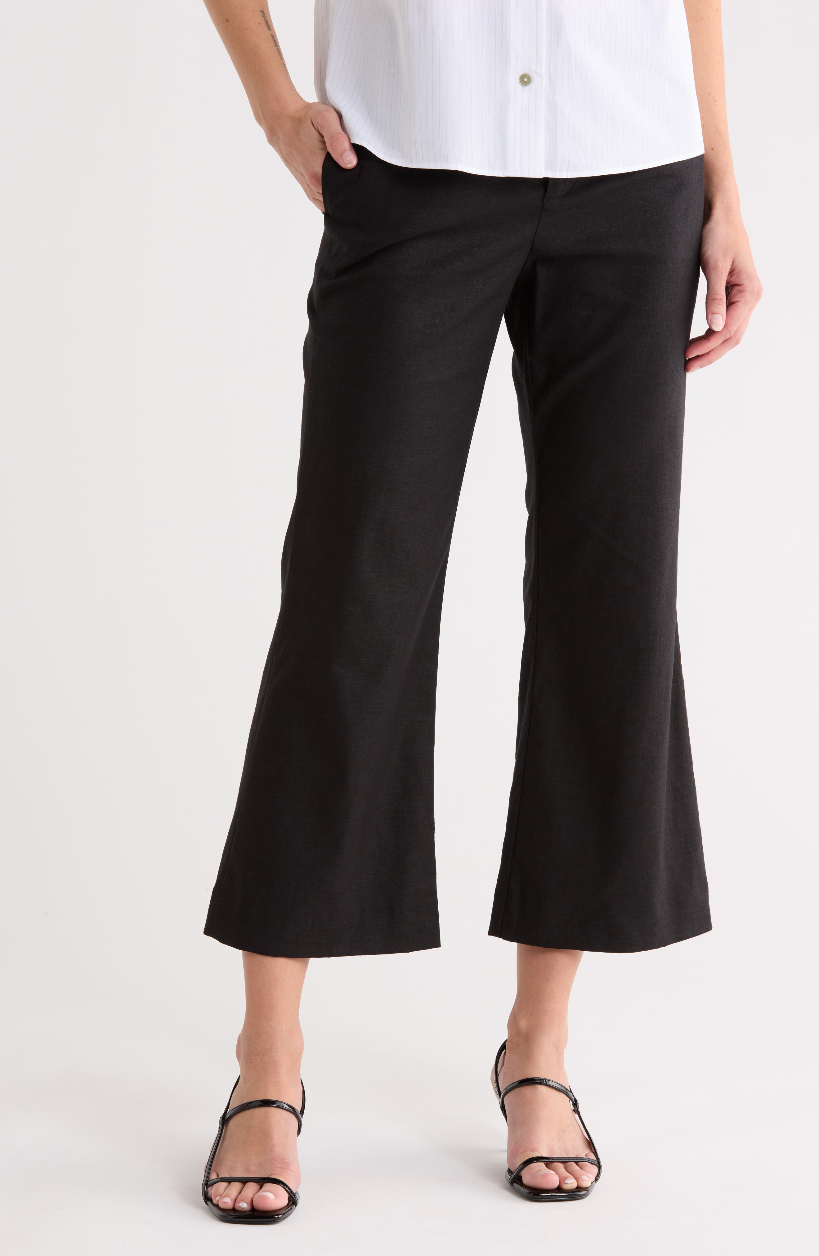 Vince Cropped Flare Leg Pants
