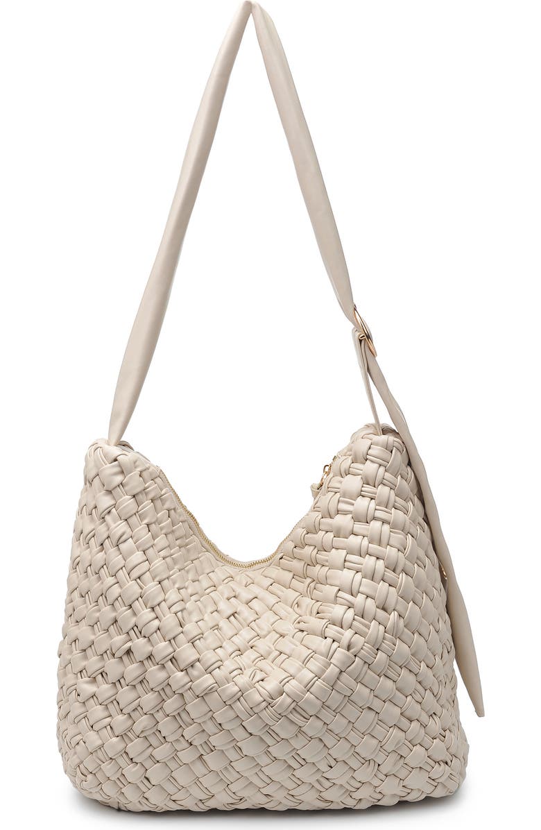 MODA LUXE Woven Crossbody Bag, Alternate, color, Oatmilk