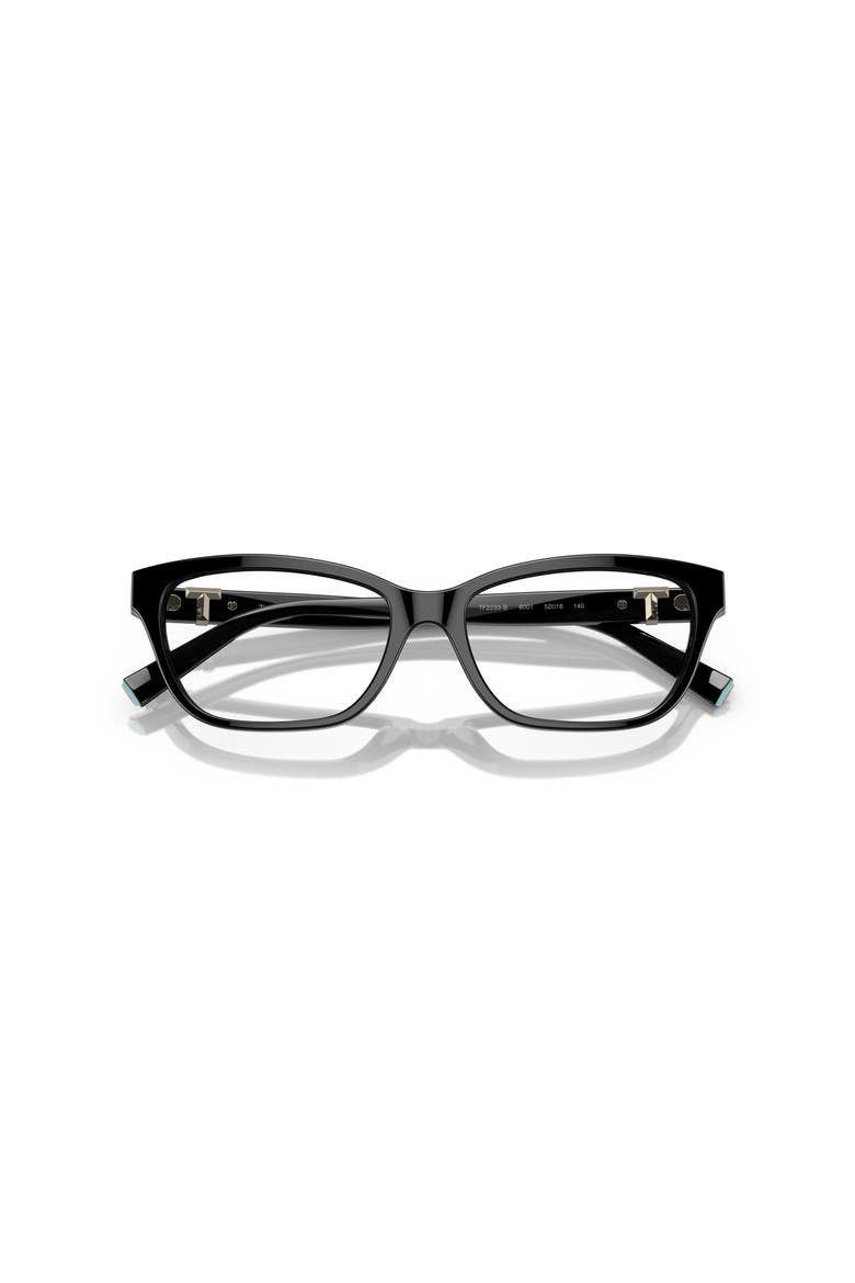 52mm Rectangle optical glasses, Alternate, color, Black
