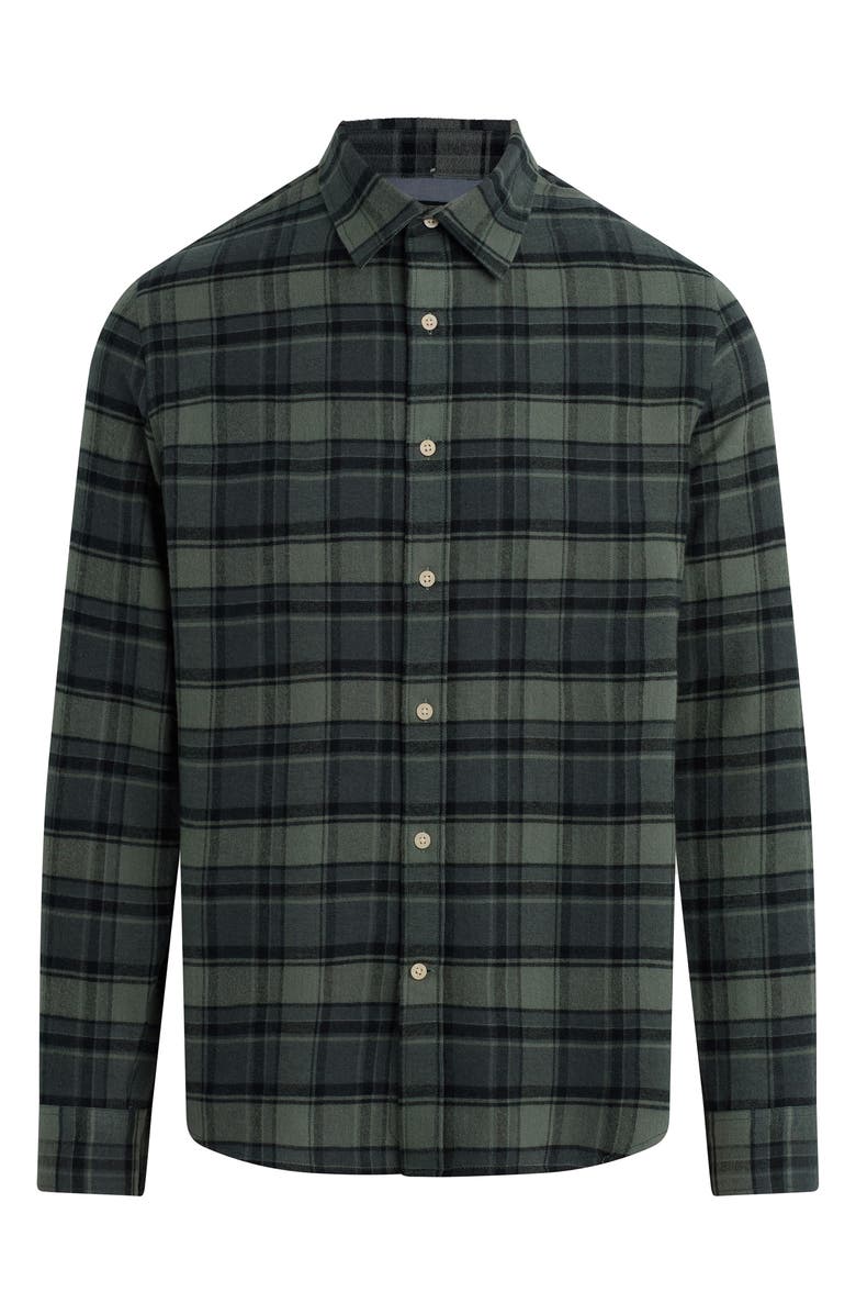 Joe's Oliver Plaid Flannel Button-Up Shirt, Alternate, color, Pewter Plaid