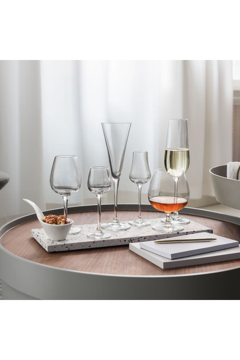 Purismo Specials Champagne Glasses, Set of 4, Alternate, color, clear