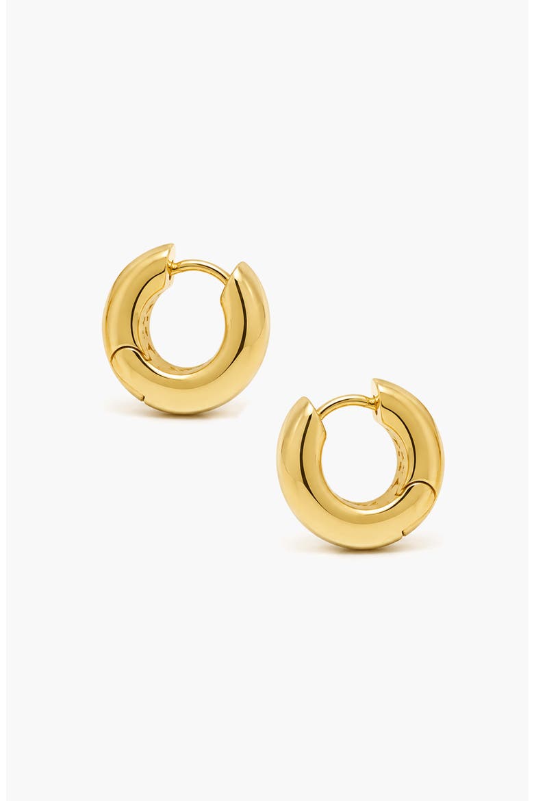 Sirso Midi Hoop Earrings In Gold, Alternate, color, Gold