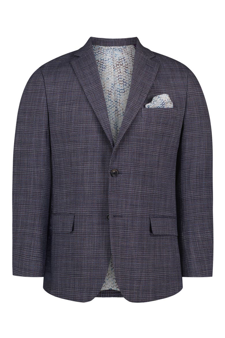 Plaid Sport Coat, Alternate, color, BLUE