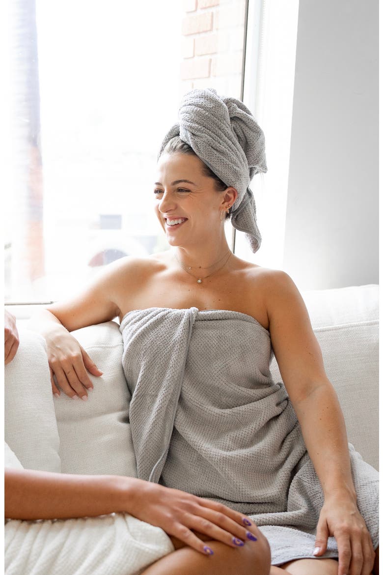 Body Towel, Alternate, color, LUNA GRAY