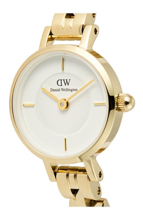 Daniel Wellington Petite Mini Bracelet Watch, 19mm In Gold