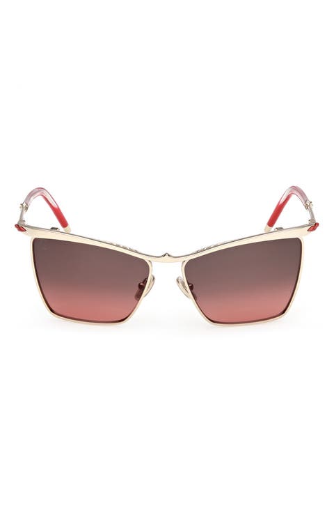 56mm Square Sunglasses