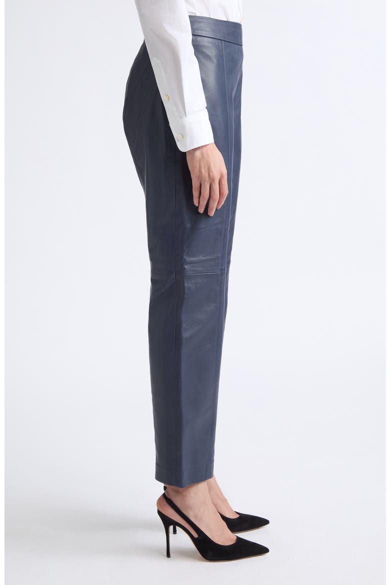 Leather Trousers, Alternate, color, MIDNIGHT