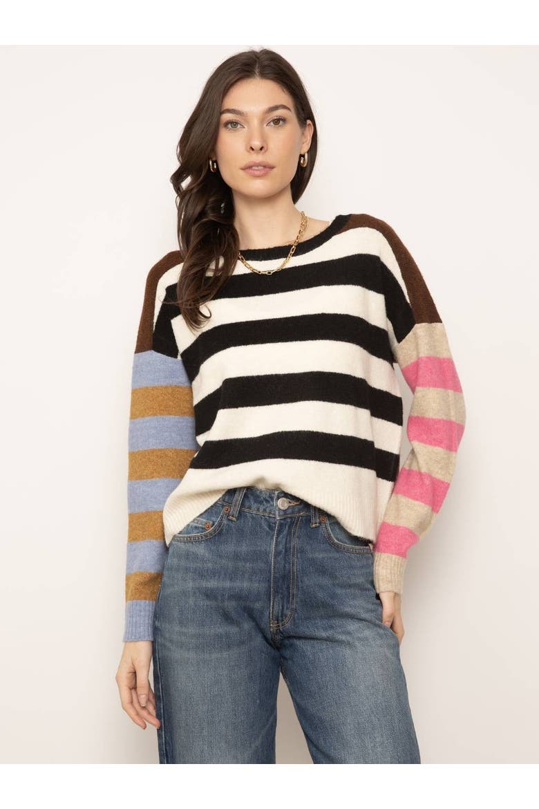 Deacon Striped Crew, Main, color, MULTI