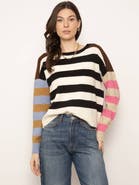 Central Park West Deacon Striped Crew