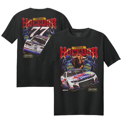 Men's E2 Apparel  Black Carson Hocevar Chili's Car T-Shirt