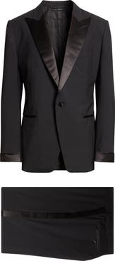 TOM FORD O
Connor Black Stretch Wool Tuxedo