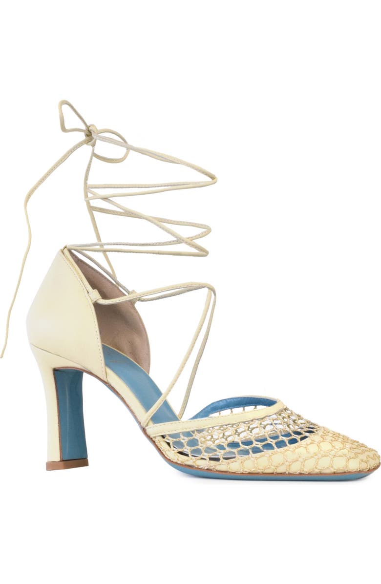 Valentina Rangoni Leone Crochet Wrap Tie Pump, Main, color,