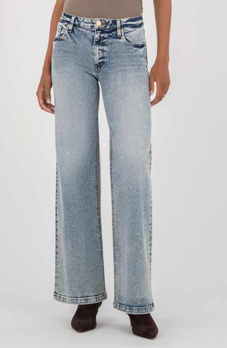 KUT from the Kloth Sienna High Waist Relaxed Straight Leg Jeans