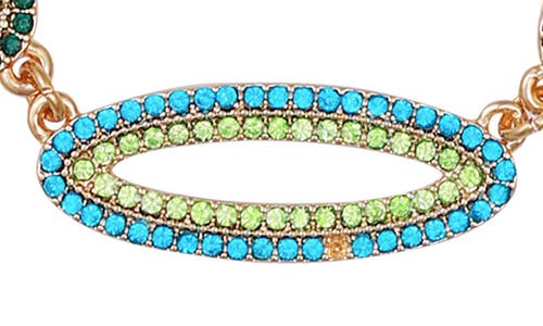 Vince Camuto Pavé Necklace In Gold Tone
