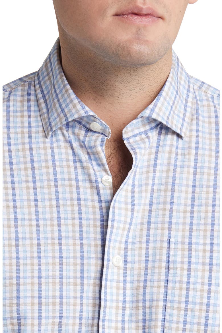 Cary PREP-FORMANCE Check Button-Up Shirt, Alternate, color, OCEANSIDE