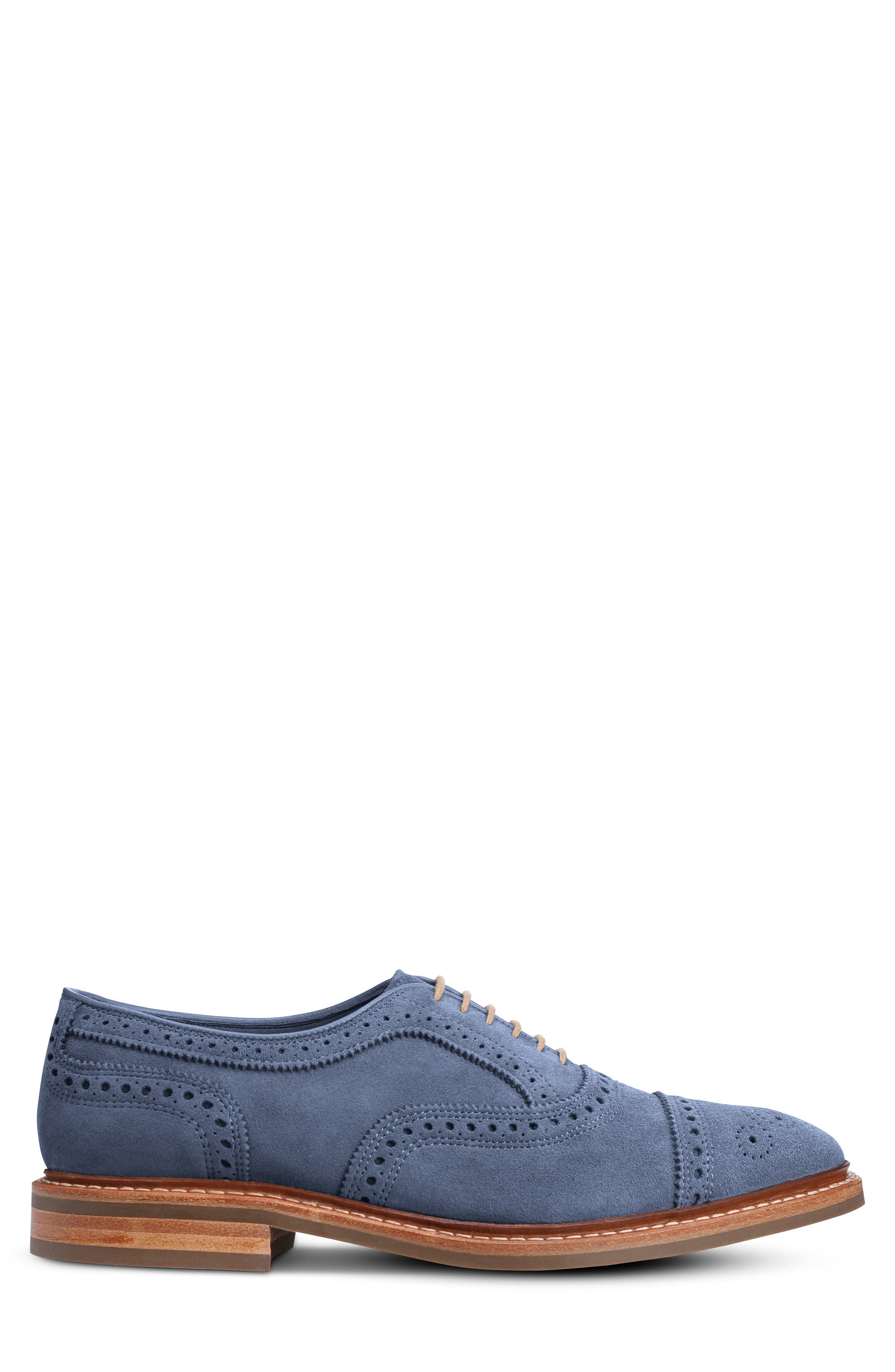 Strandmok Cap Toe Oxford, Alternate, color, DENIM