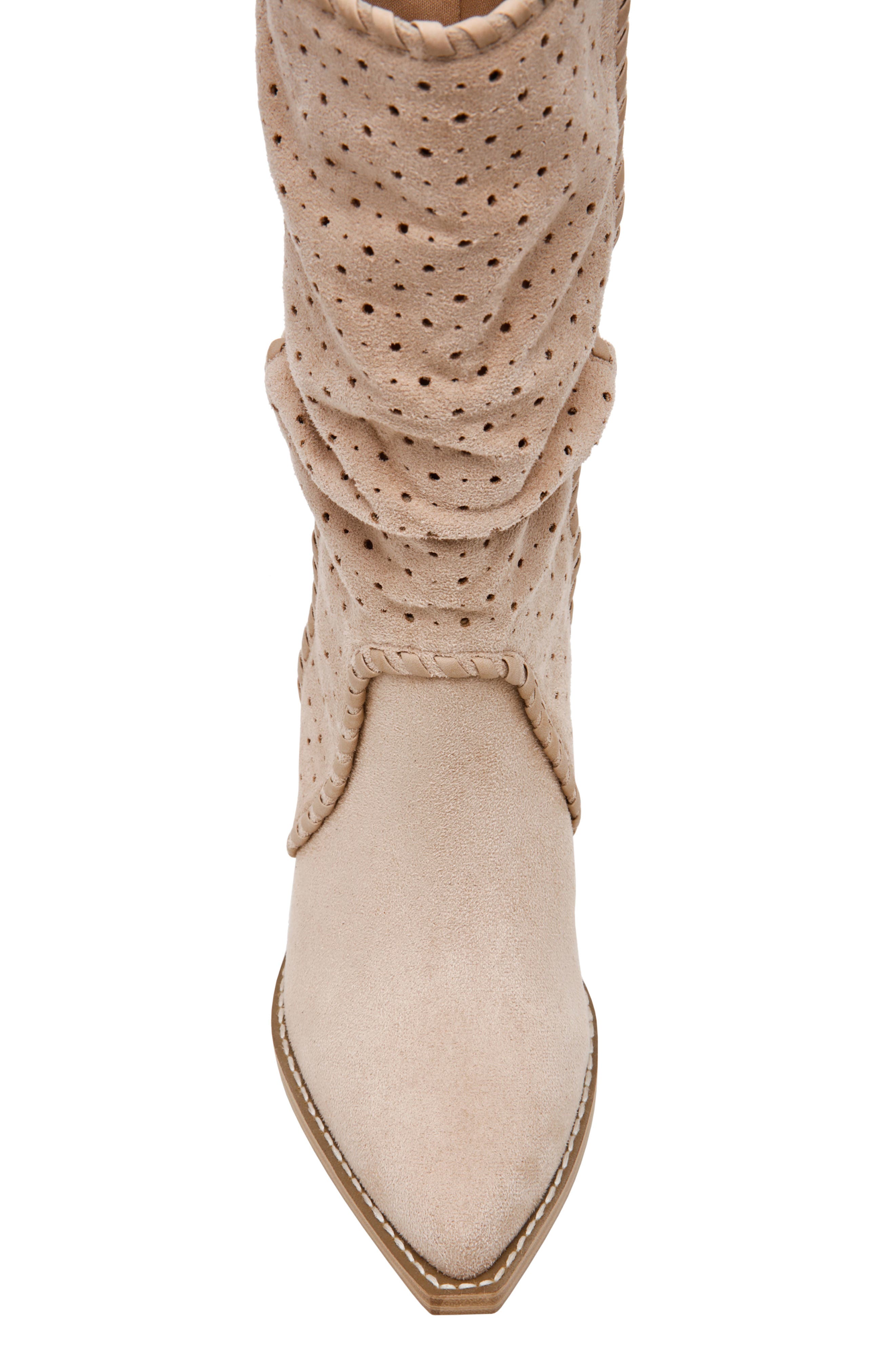 Jixan Ruched Boot, Alternate, color, STONE