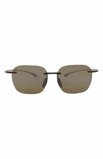 Maui Jim Core 50mm Polarized Square Sunglasses