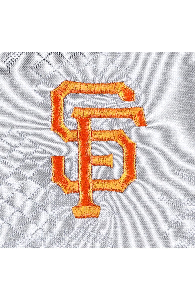 Tommy Bahama Men's Tommy Bahama Gray San Francisco Giants IslandZone Pineapple Palm Coast Polo, Alternate, color,