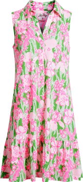 Lilly Pulitzer® Riegan Print Sleeveless Shirtdress