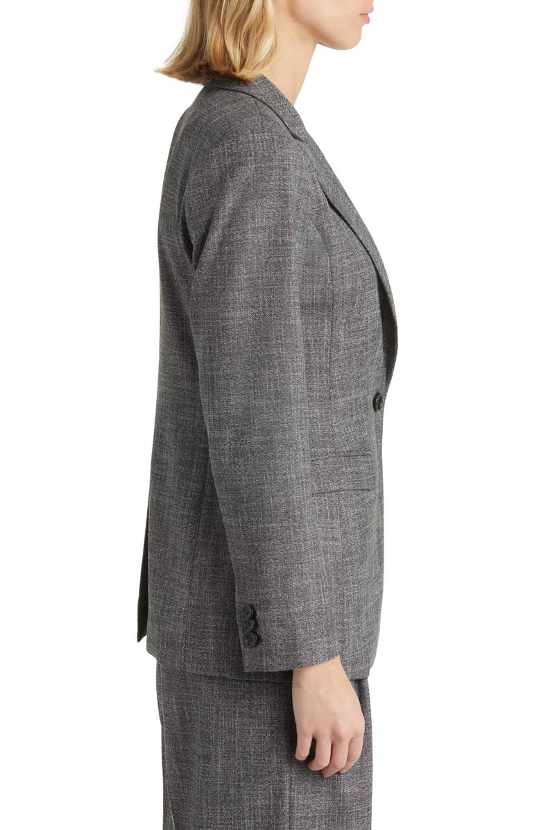 Nordstrom Textured One-Button Blazer, Alternate, color, 